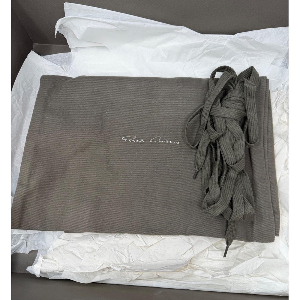Rick Owens Runway Mega Geobasket High Sneaker Grey Size 7 US 40 EU - Picture 10 of 10